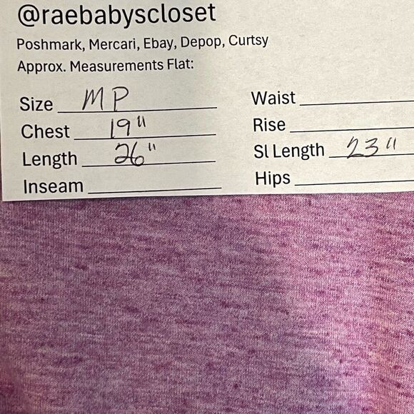 T by Talbots Purple Long Sleeves Cowl Neck Sweatshirt Size Medium Petite - Picture 5 of 6